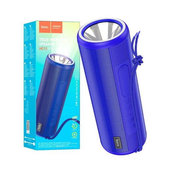 Hoco Sports BT Speaker HC11 Bora with Flashlight 1200mAh Blue Hoco Sports BT Speaker HC11 Bora with Flashlight 1200mAh Blue